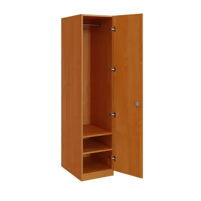 Q 13-40 skříň šatní, 1-dvéřová, 400x600x1800mm, olše jantar